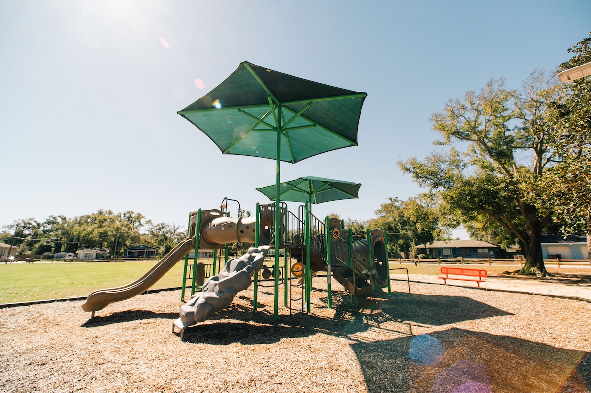 Dog park directly across the street from Auer House in downtown Pensacola